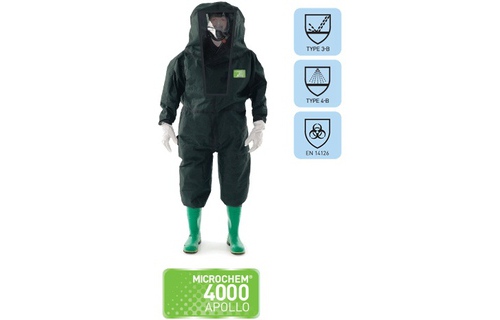 Mẫu quần áo bảo hộ chống hóa chất Microhem 3000